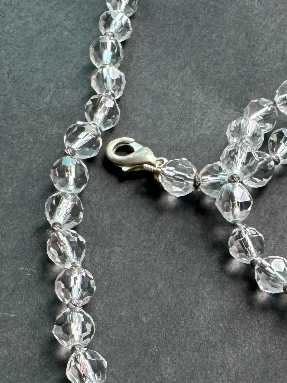 Crystal beaded necklace